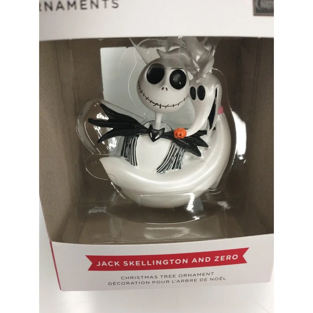 Nightmare‎ Before Christmas Jack Skellington and Zero Hallmark Ornament  Sealed
